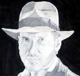 Harrison Ford-- Pen and Ink